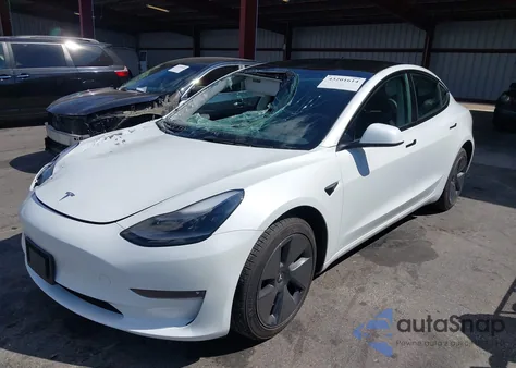 2023 Tesla Model 3 Rear-Wheel Drive из США, поврежденный, VIN 5YJ3E1EA3PF599610